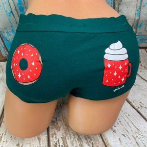 🍑 5/$40 VS PINK Christmas Boyshort Panty